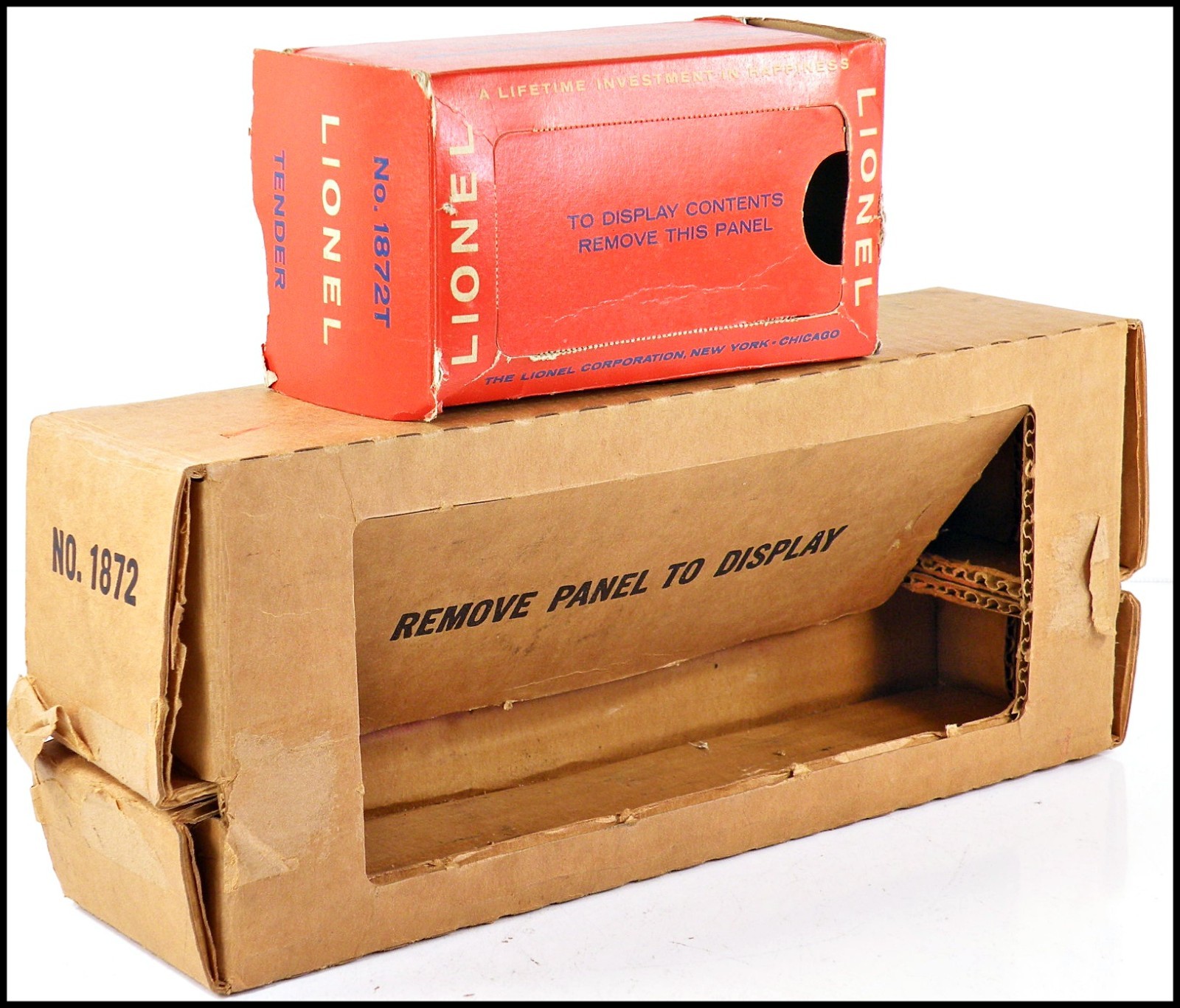 Lionel PW 1872 General & Tender w/Boxes UNUSUAL DIECAST PILOT 1959-62 /4/