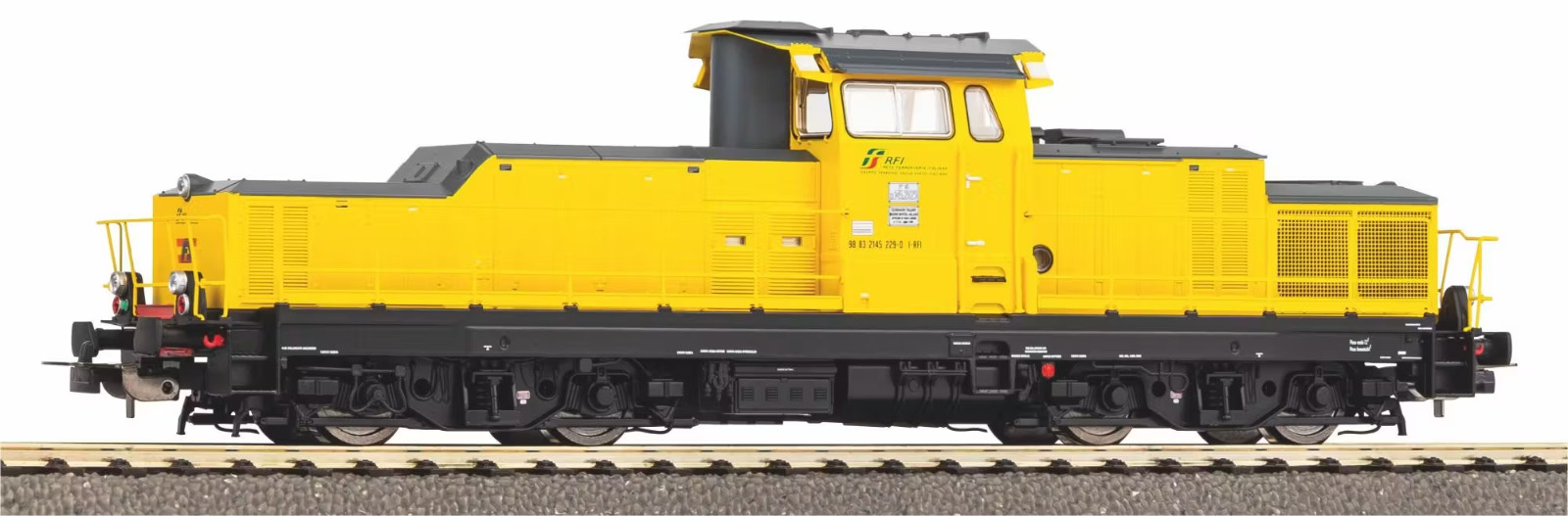 Piko Expert 52955 D145 2029 Rfi Yellow/Grey Livery, Black Frame, Ssc