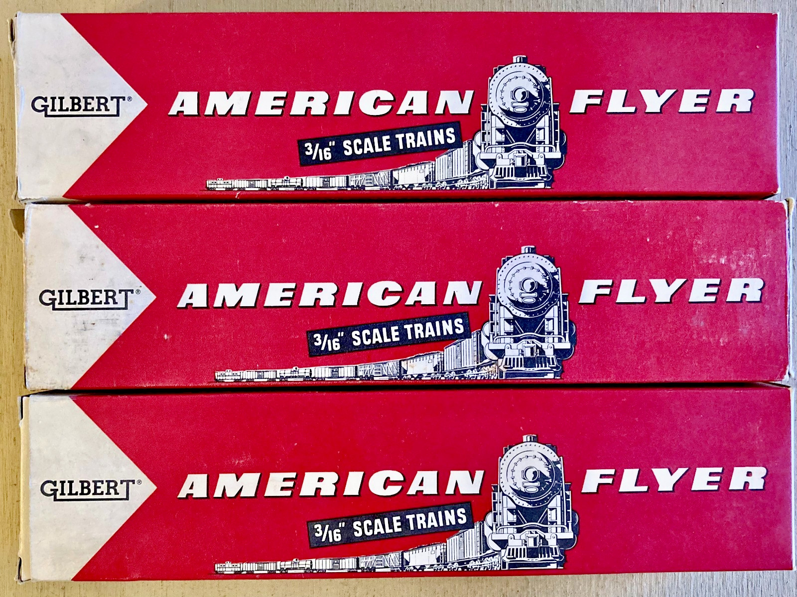 Amer Flyer 21910/21910-1/21910-2 + 21720 Santa Fe Alco PA-PB-PB-PA Diesel Locos!