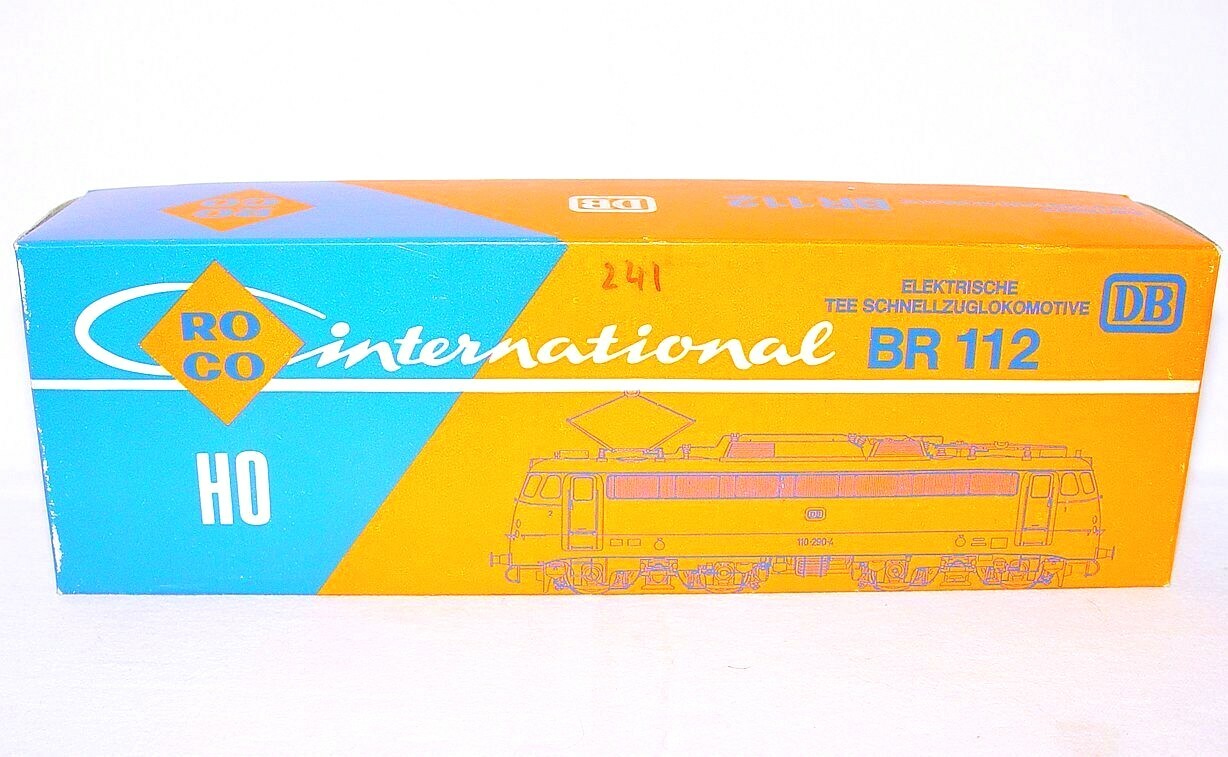 Roco DC HO 1:87 Deutsche Bundesbahn BR 112 RHEINGOLD ELECTRIC LOCOMOTIVE MIB`78!