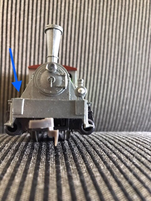 Playart HO Scale 0-4-0 Steam Engine #4 H-602 Green Brown Metal-Silver