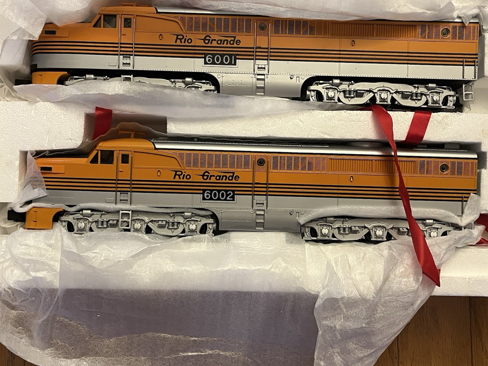 Lionel 6-18107 Denver & Rio Grande PA-1 A-B-A Diesel Engine Set 6001 6002 In Box