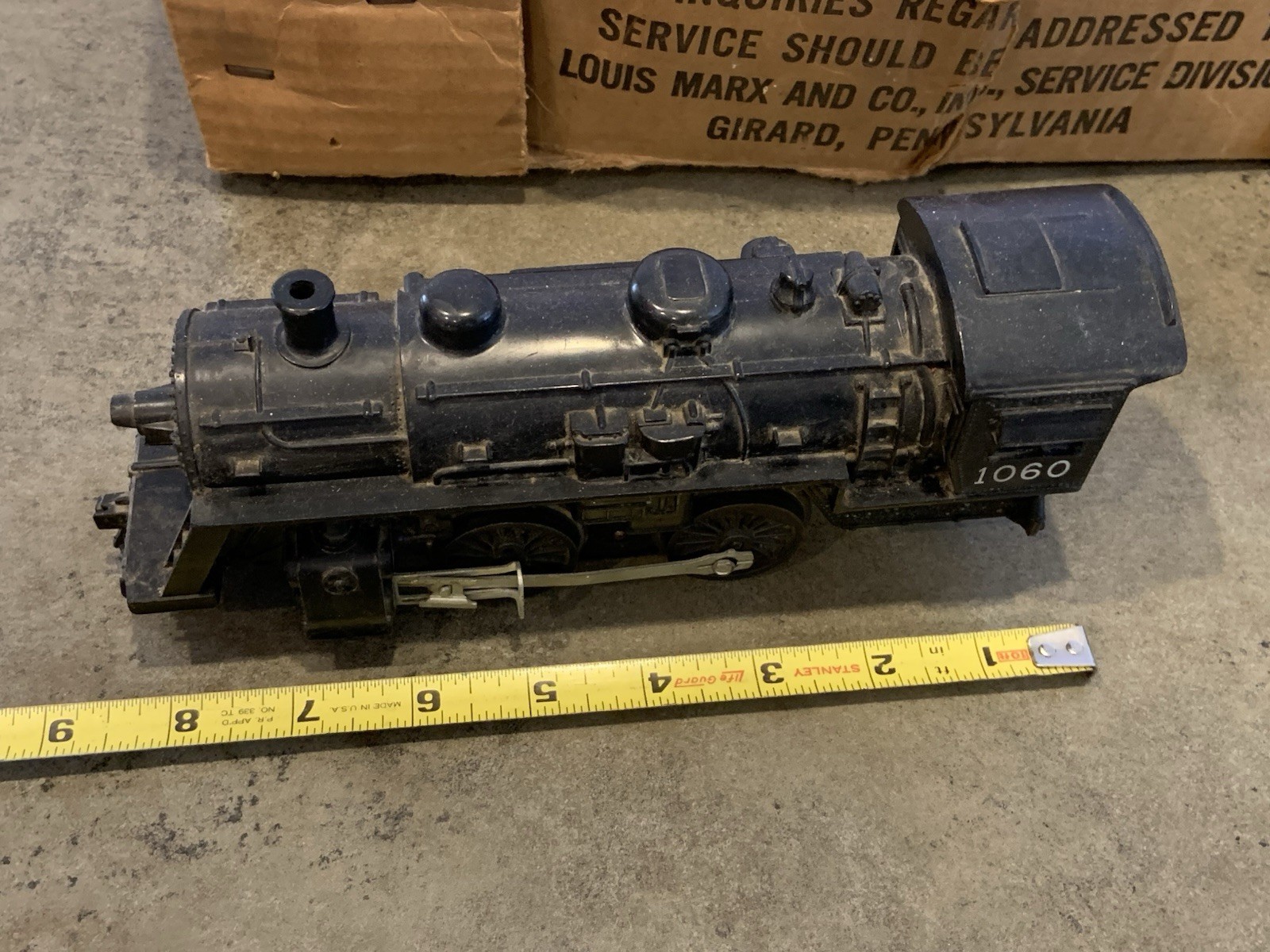 PW Lionel O GAUGE #1060 STEAM Locomotive 2-4-2 W/Tender And Transformer