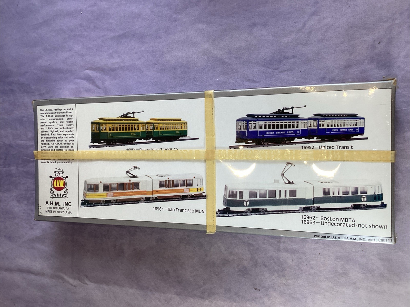 AHM POWERED BOEING LRV TROLLEY ENGINE LOCOMOTIVE HO SCALE – Boston Mbta