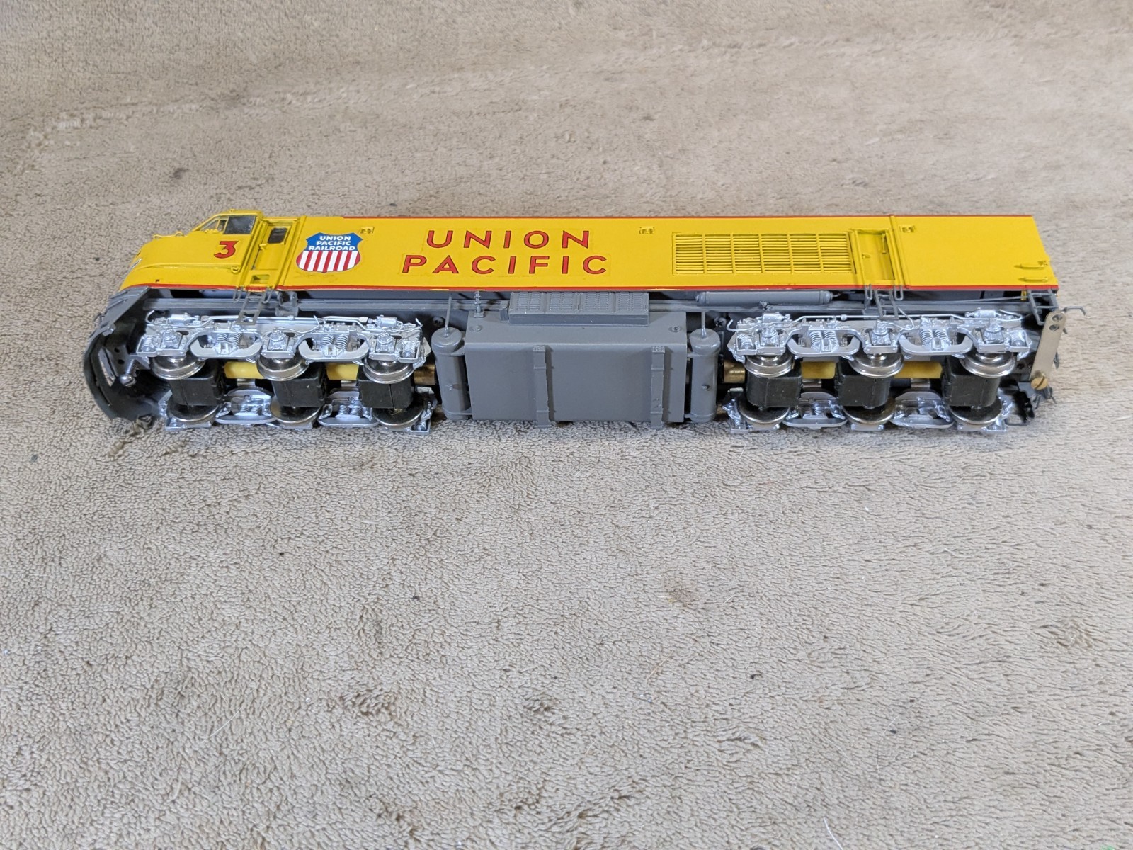 Overland Models Brass OMI-1849 UP 8500 HP Gas Turbine 3-Unit Custom Painted
