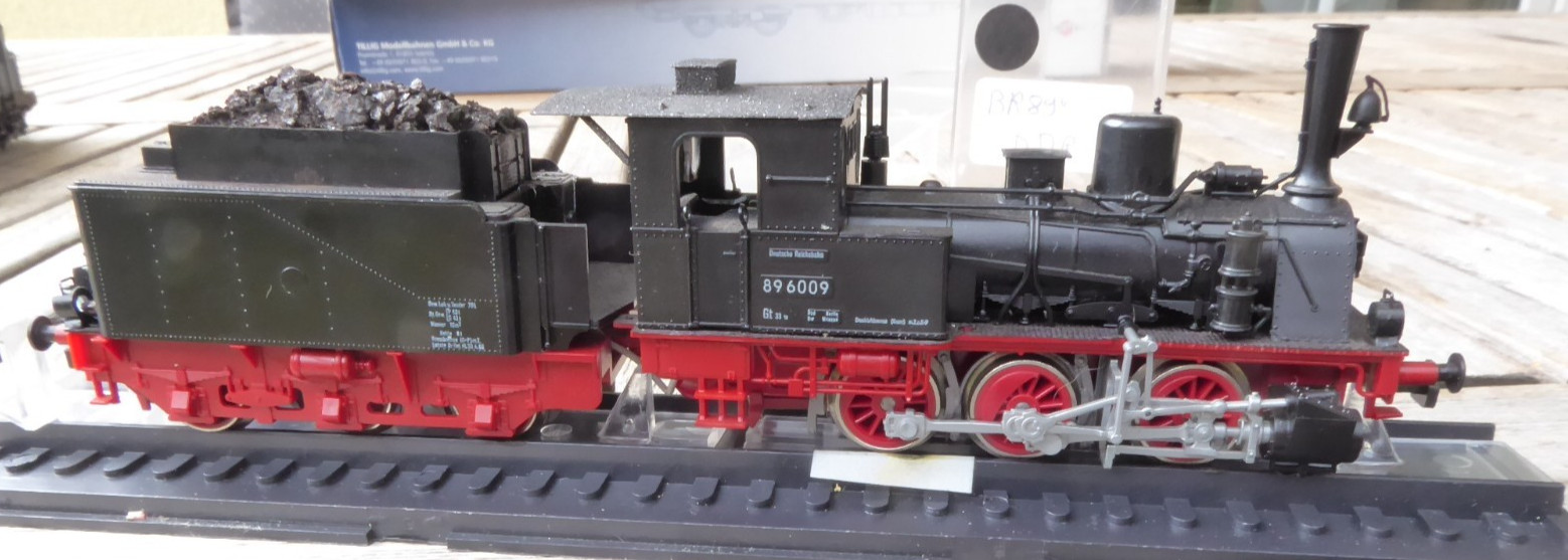 RÖWA H0 Steam Locomotive BR 89 6009 Museum Train Dresden DR Epoch 3/6