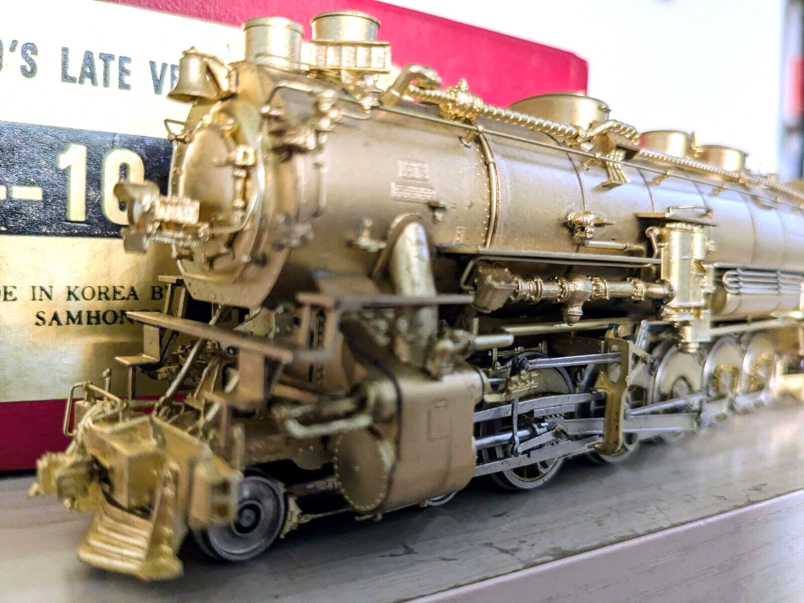 *1 OF ONLY 35! KEY “SUPER CLASSIC” BRASS SP 4-10-2 1950’s LATE VERSION HO *LNIB!