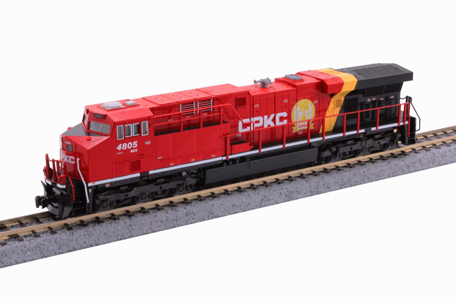 KATO N 176-8956 GE ES44AC CANADIAN PACIFIC KANSAS CITY RD #4805 FACTORY NEW!!!