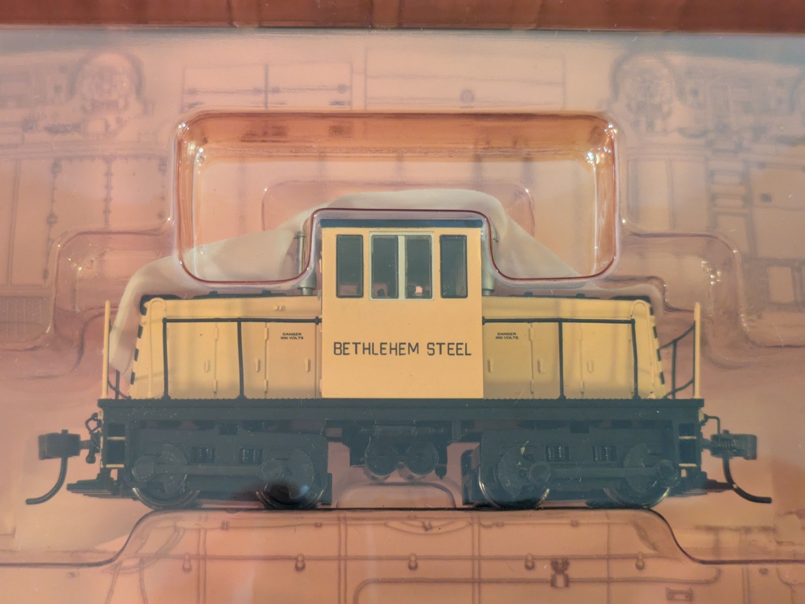HO GE 45 Ton Switcher Bethlehem Steel DC+DCC Equipped NIB NOS # 85205