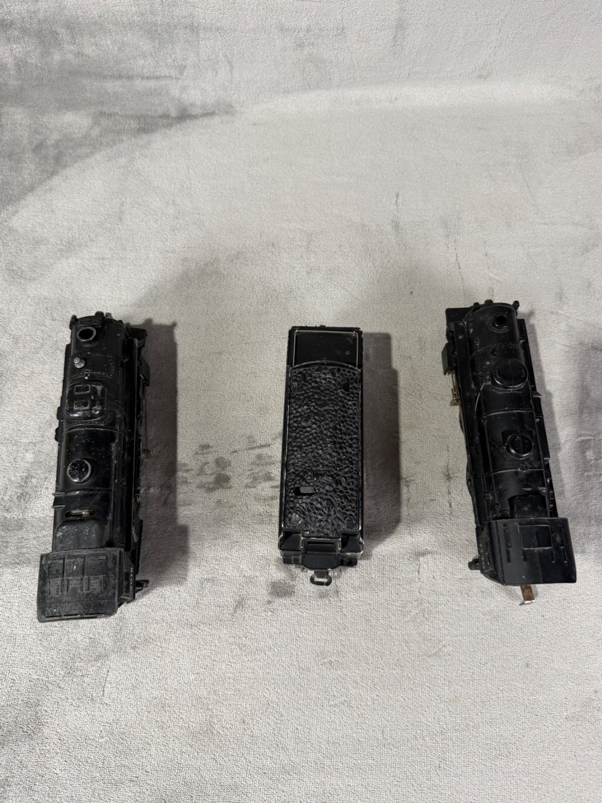 Vintage 1950s Lot of 3 LIONEL 6466WX 027 Gauge No 1130 & 2018 Locomotive Trains