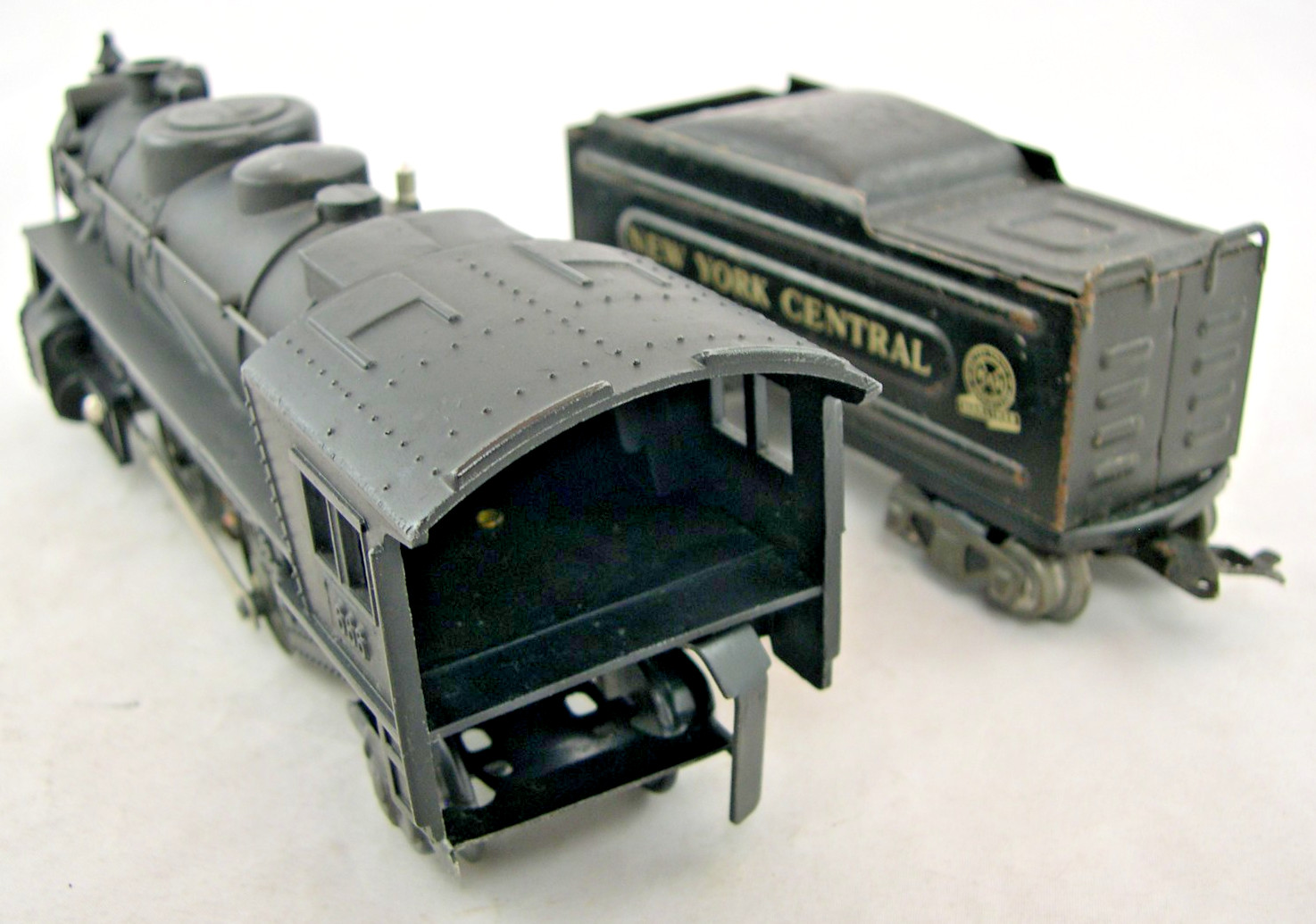 Marx 666 O Gauge NYC 2-4-2 Diecast Loco & New York Central Tender Exc Runs 1955