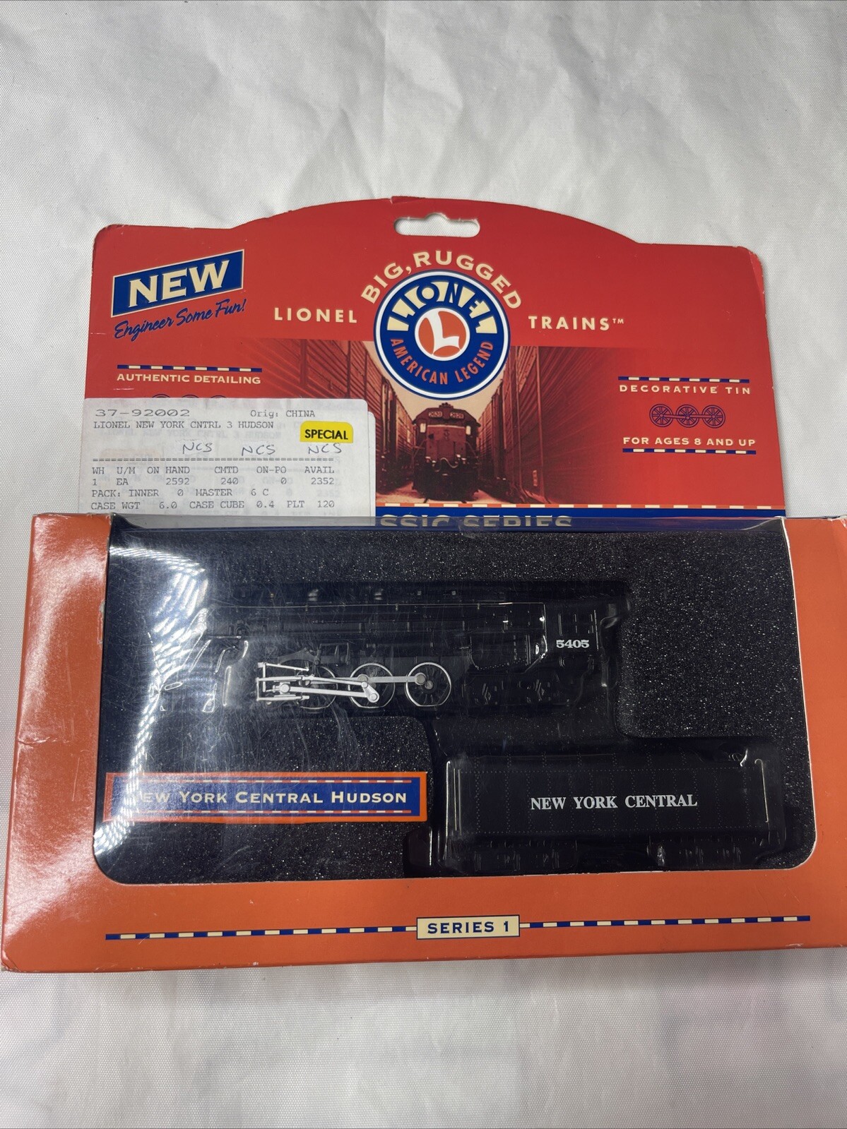 Lionel 5405 New York Central Hudson Diecast 1:120 Scale
