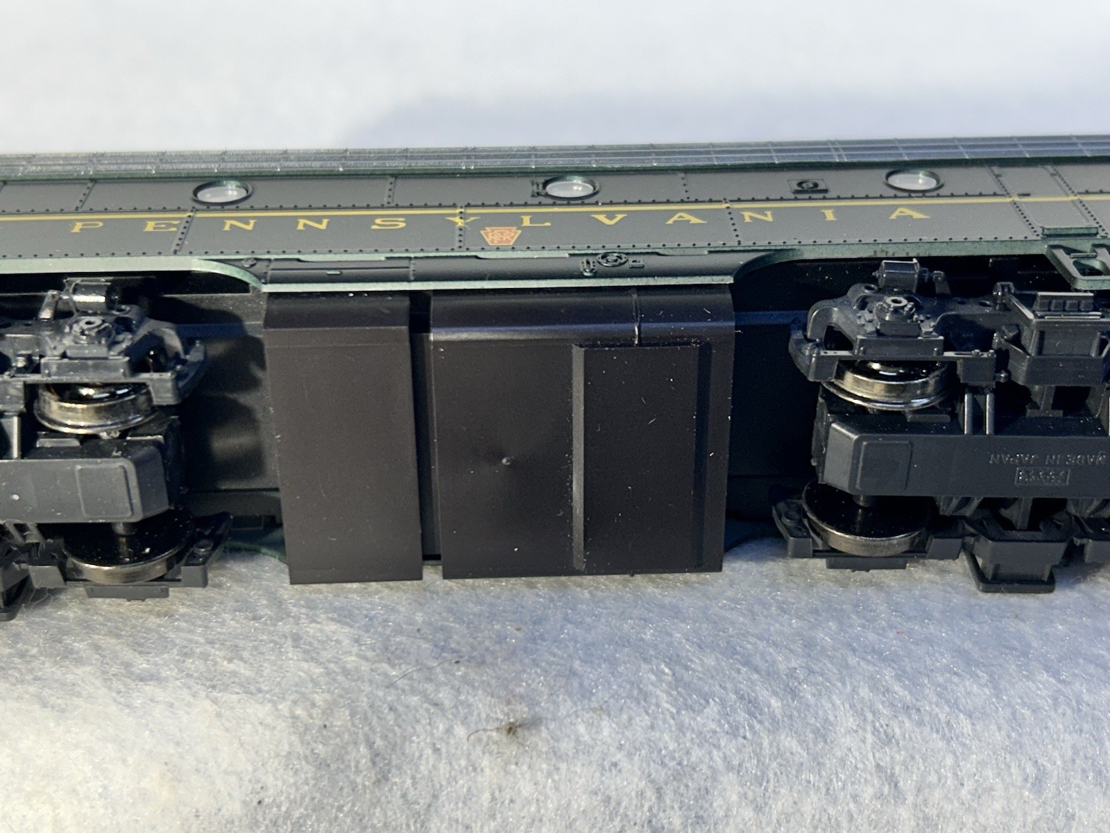 Stout Stewart/KATO F-7-A/B Phase I Late PENNSY Locos Both Powered