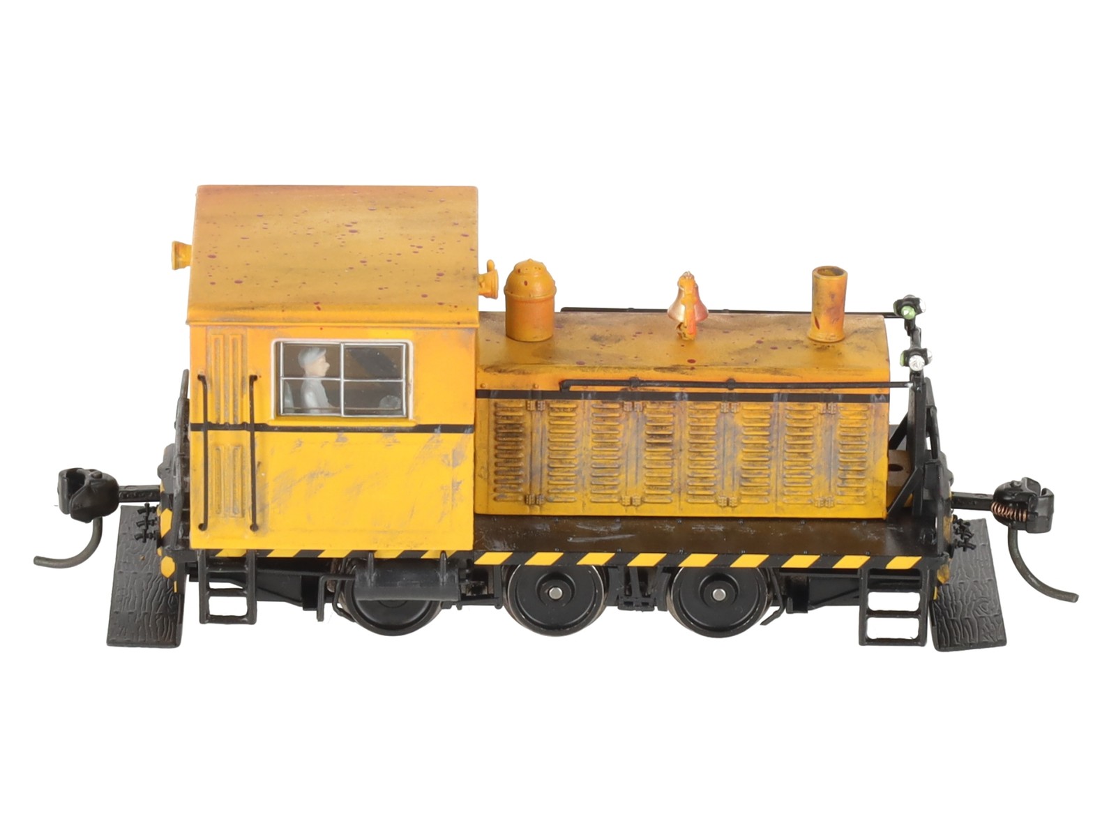 Broadway Limited 6552 HO Scale Unlettered Weathered Plymouth Switcher w/ DCC LN