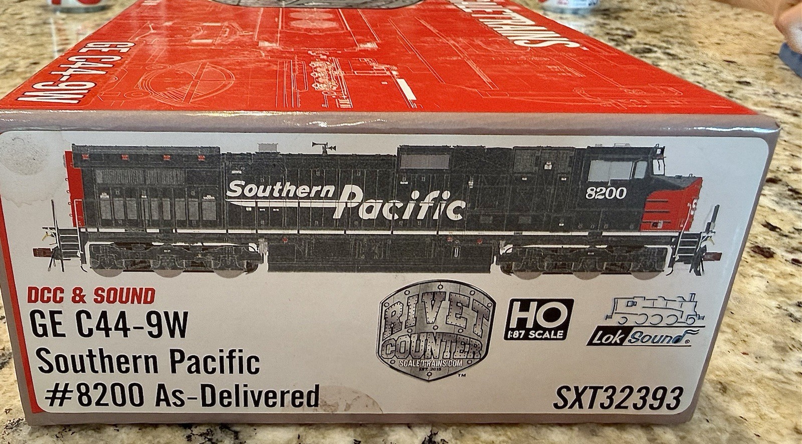 HO ScaleTrains Rivet Counter GE C44-9W southern Pacific #8200 DCC/Sound/NIB