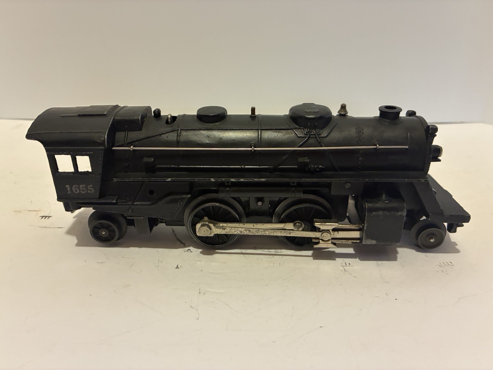 Lionel 1655 Locomotive And Whistle Tender Serviced And Tested See Description