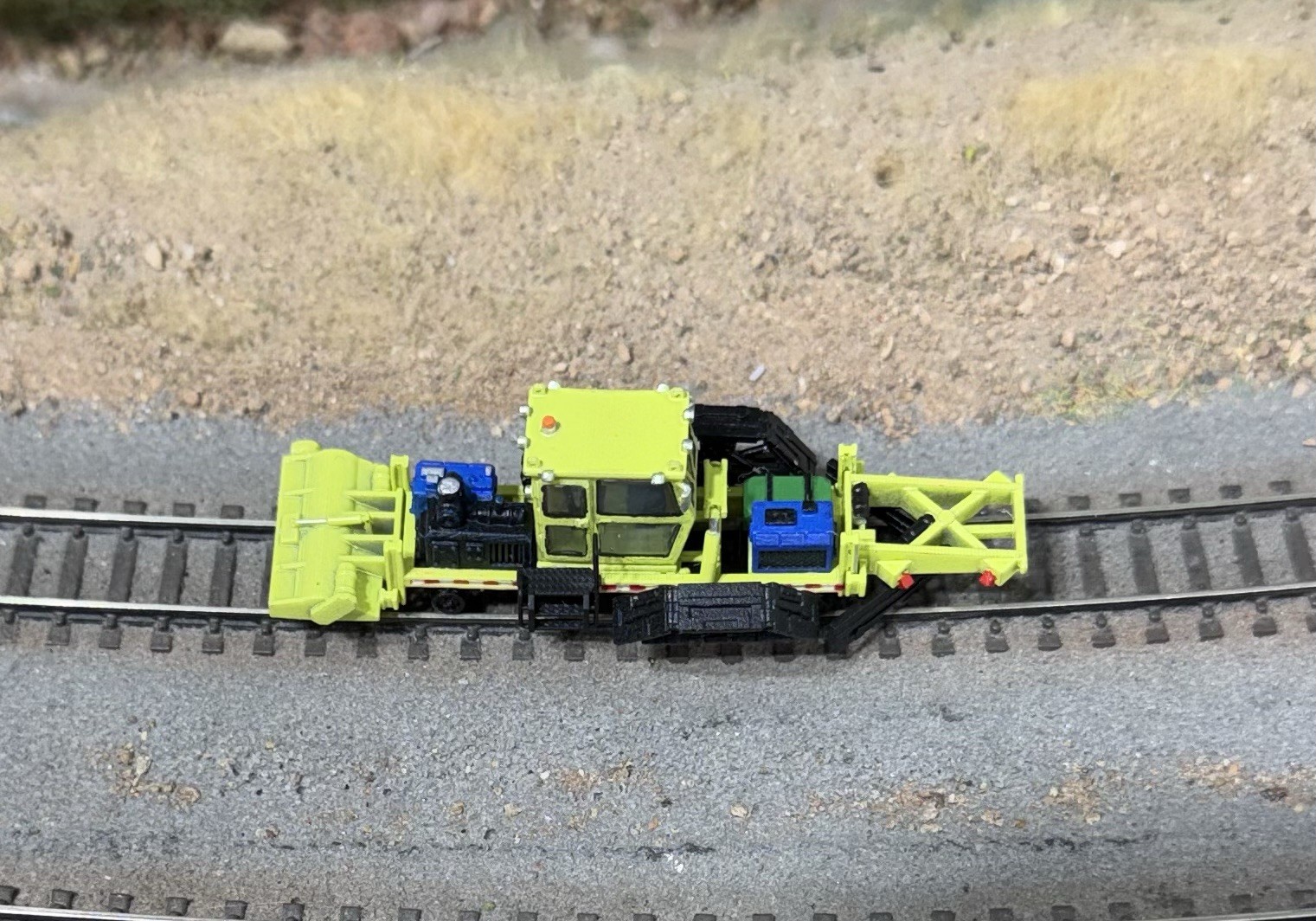 N Scale Maintenance Of Way MOW Ballast Spreader Custom Built Super Detailed
