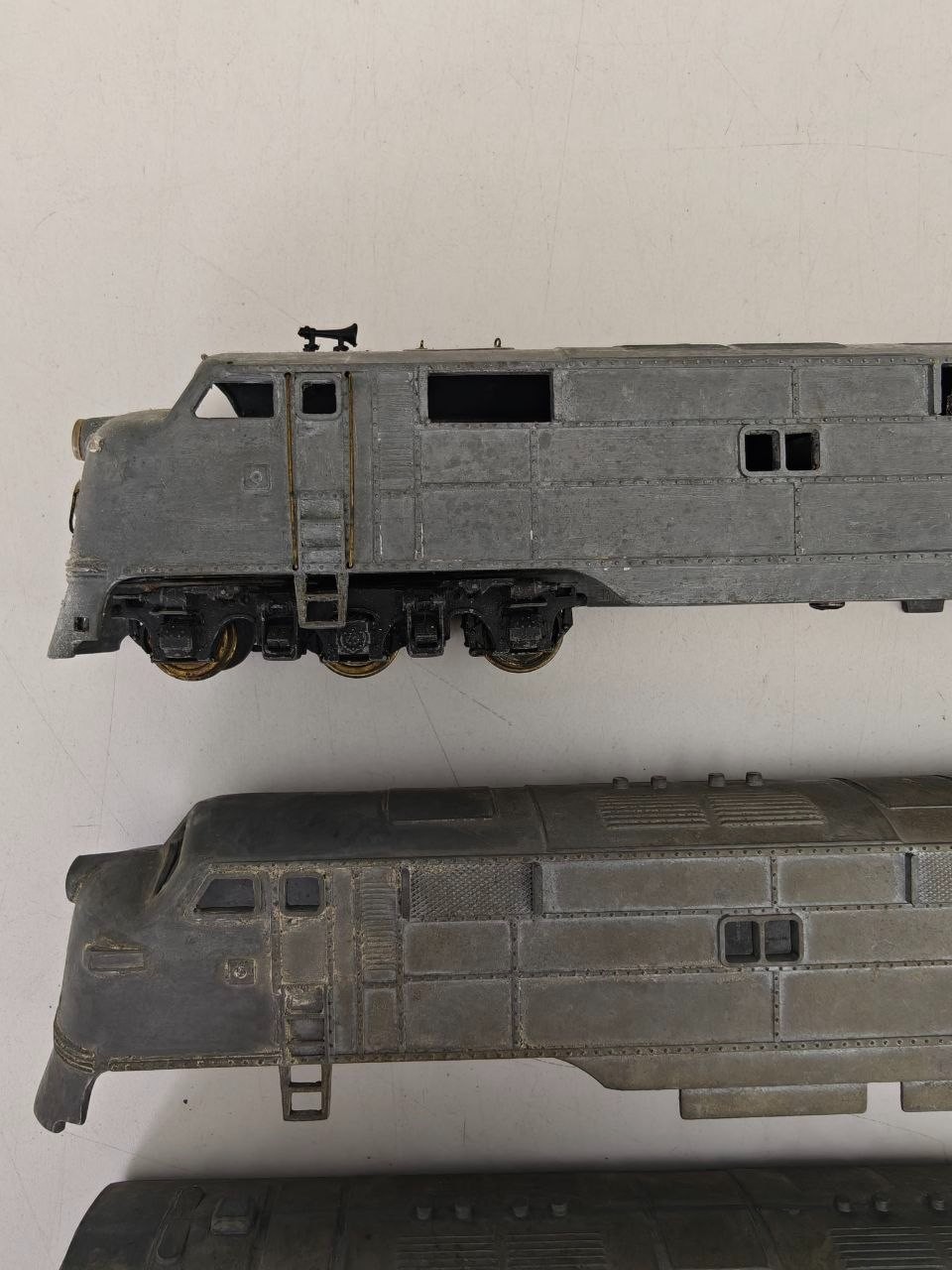 These bodies are Hobbytown E7 Unit A-B-A Brass Die Cast Project READ