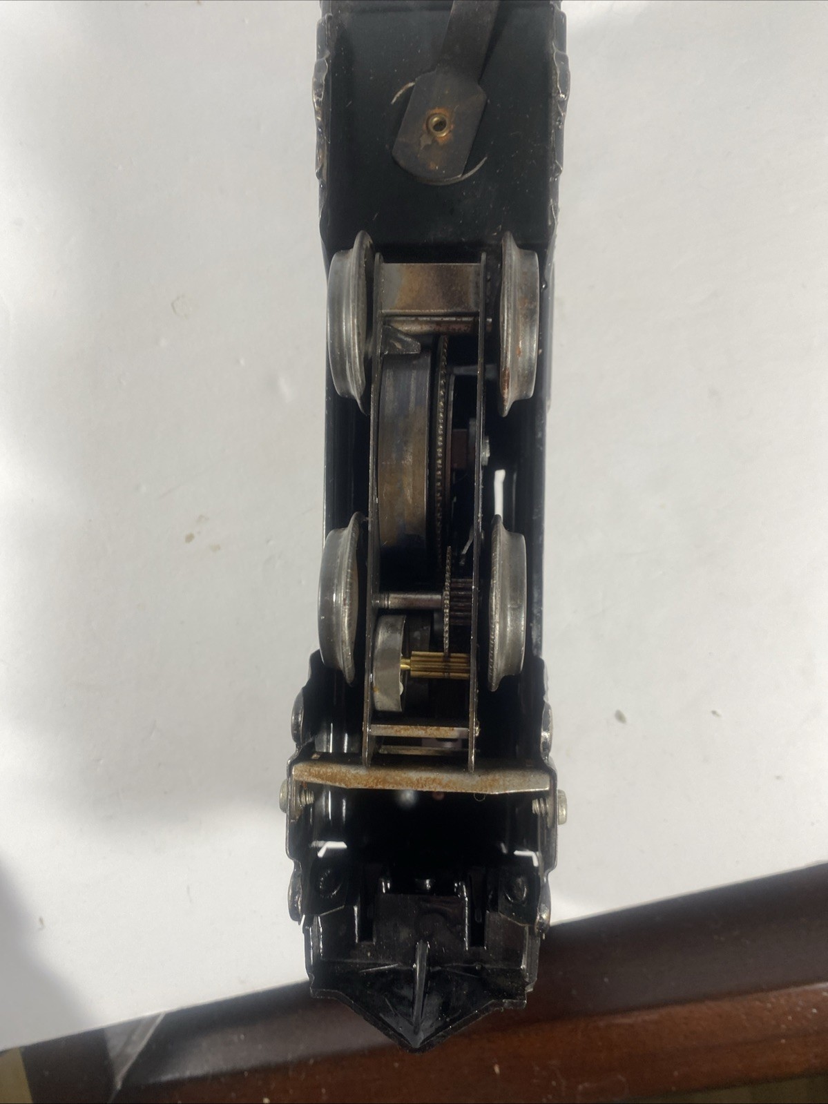 Marx Trains O Gauge Tinplate Wind-Up Steam Locomotive Engine Tested Works No Key