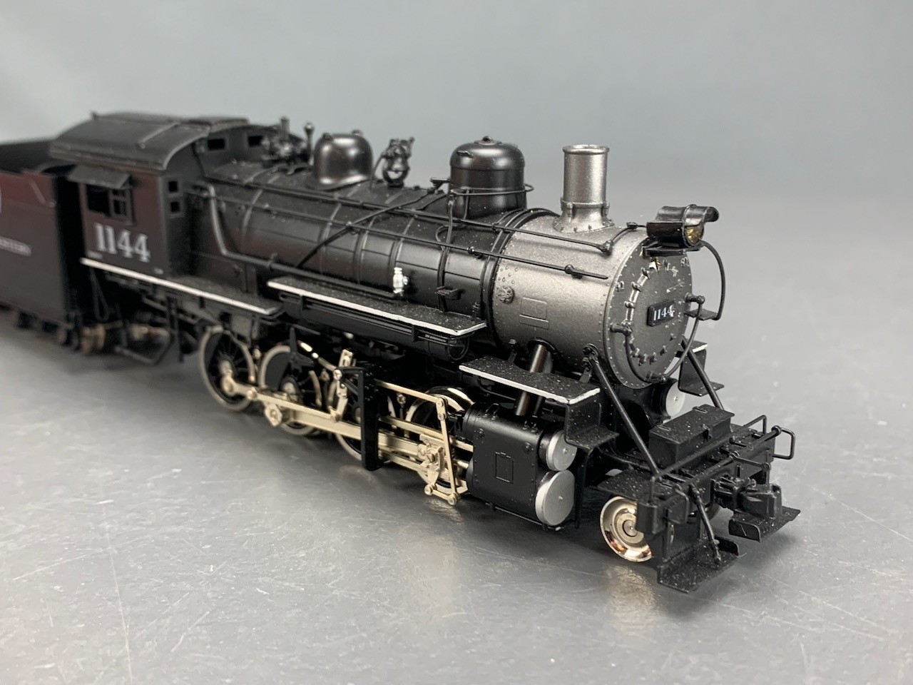 HO Key Brass SKI D&RGW C-48 2-8-0 Steam Locomotive #1144 w/DCC/Snd HO7579