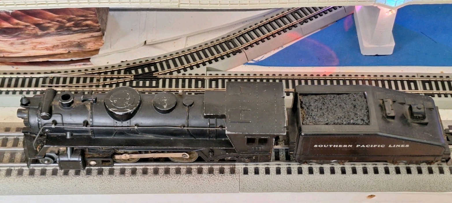 Vintage Marx O Gauge locomotive 666 DieCast smokes W Tender SP Tested