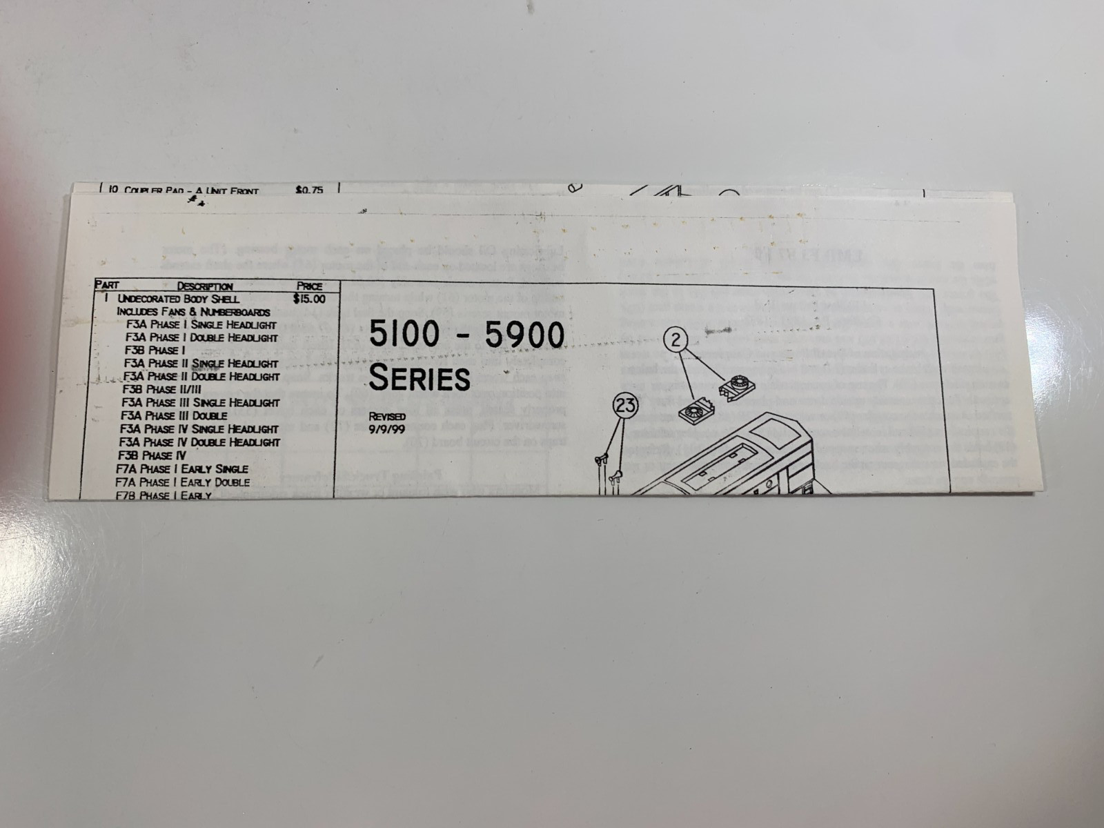 HO Stewart Hobbies 5912 F9 AB D&RGW Diesel Set # Un-numbered
