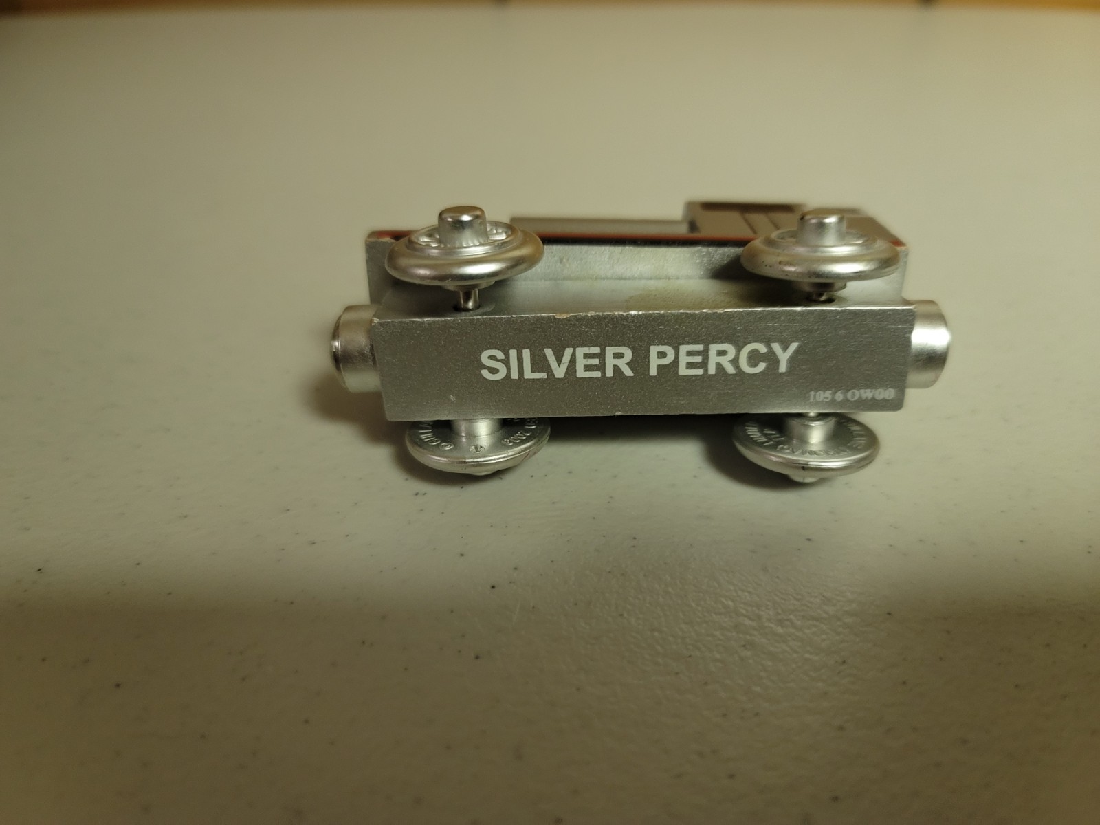 Thomas Wooden Railway Silver Percy Train Very good to Excellent Condition
