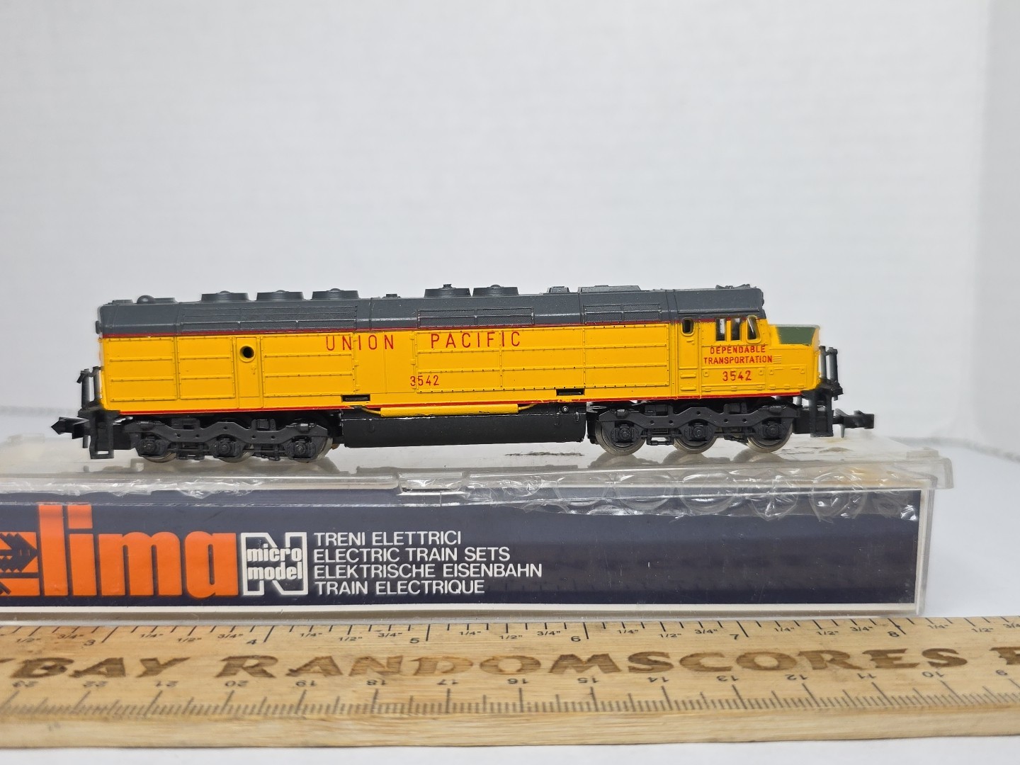 LIMA Italy N Scale UP 3542 FP45 Diesel Locomotive Union Pacific Vg/box Runs Read