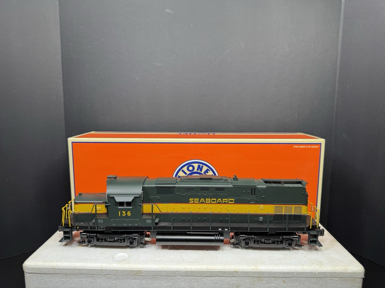 Lionel 6-28219 TMCC Seaboard Alco C-420 diesel engine #136 LNIB