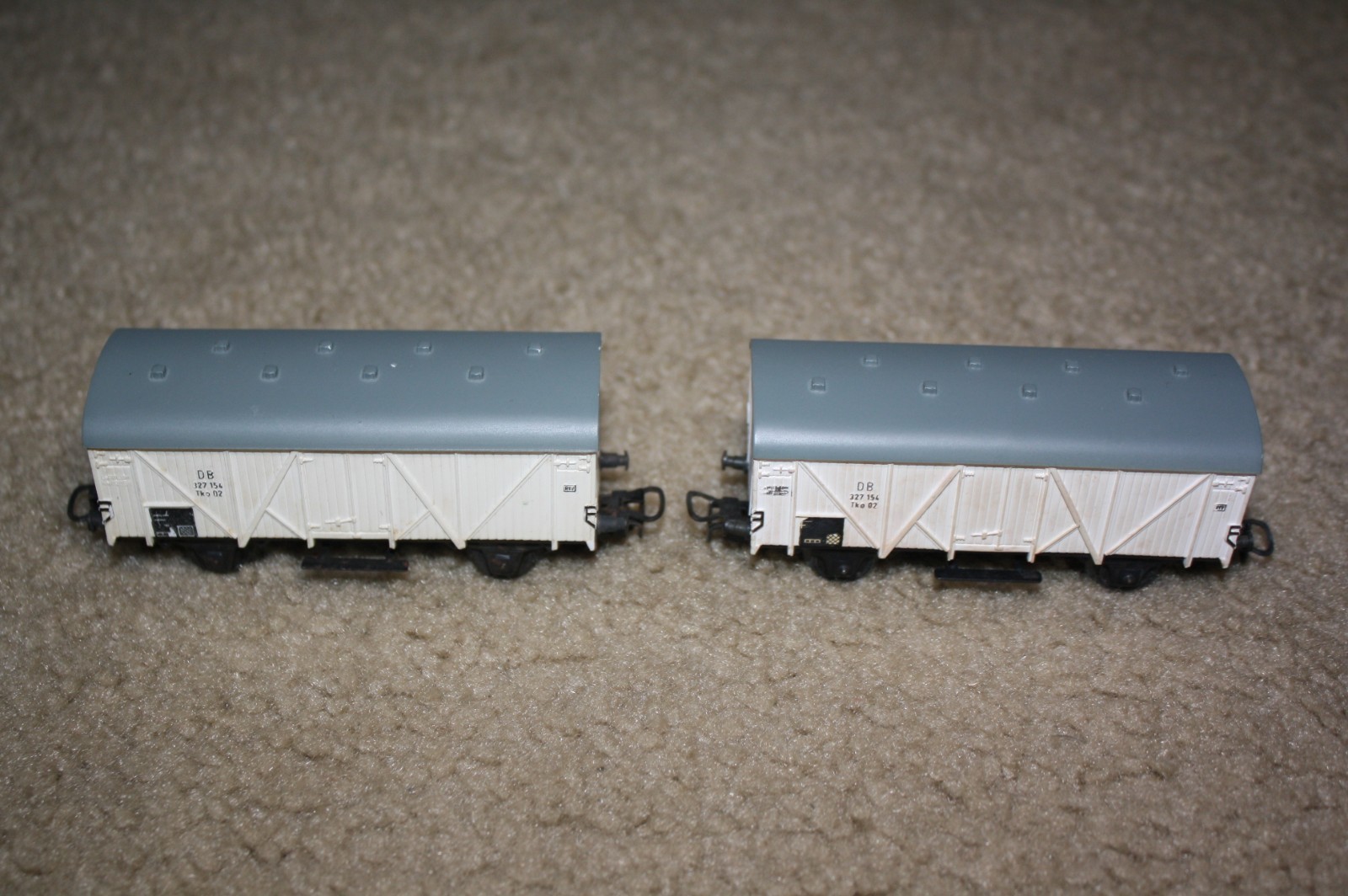 Vintage Marklin HO Scale Train Lot Rolling Stock Made in Germany (10 Pieces)