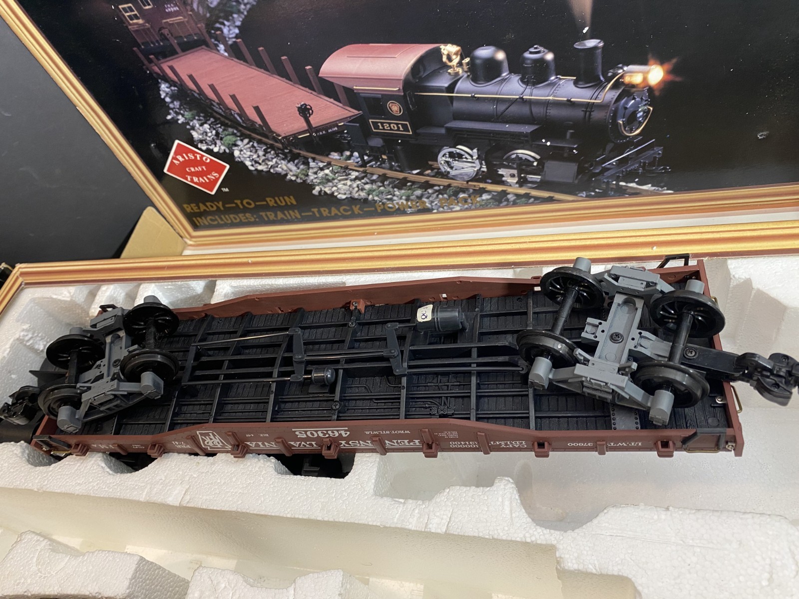 Aristo-Craft G Scale Pennsylvania RR Train Set ART-28001 Complete RUNNING 0-4-0