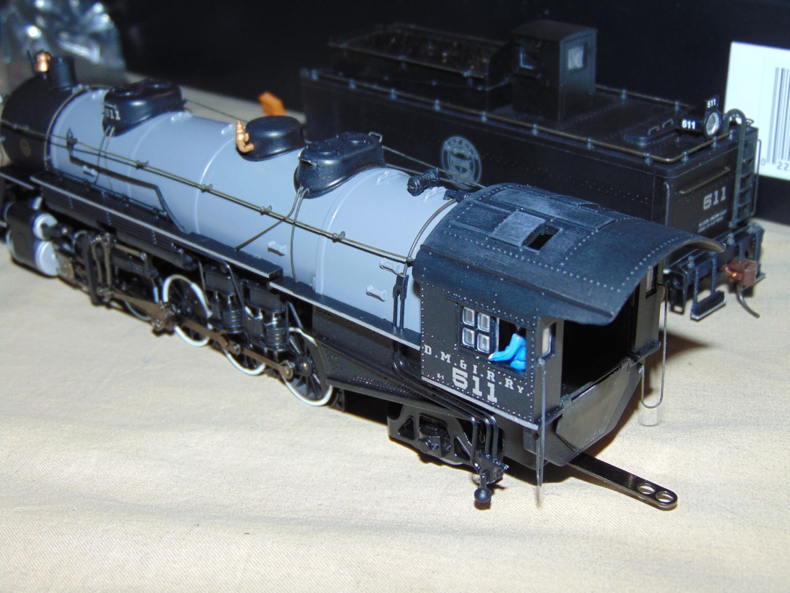 BACHMANN SPECTRUM HO 83307 2-10-2 MISSABE DM & IR STEAM ENGINE WITH DCC + BOX