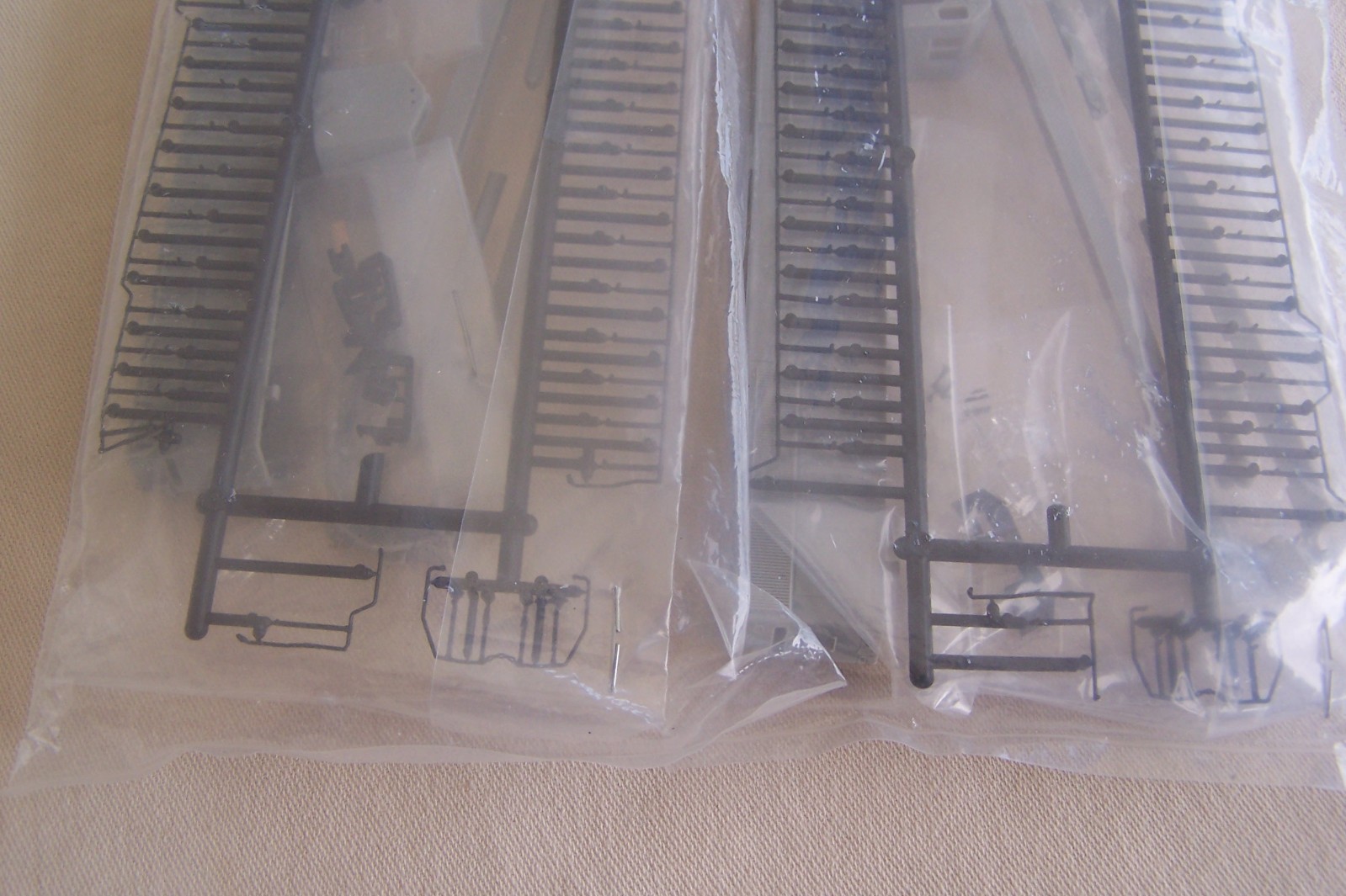 TWO COMPLETE Atlas 493210 N Scale SD-50 Locomotive Body Shell Assy Undecorated