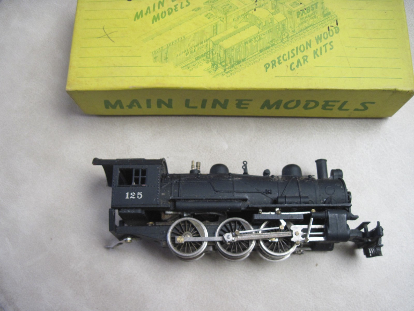 Vintage BRASS HO 4-6-0 Locomotive #125 Tokyo JAPAN Sagami? Tenshodo? UNKNOWN