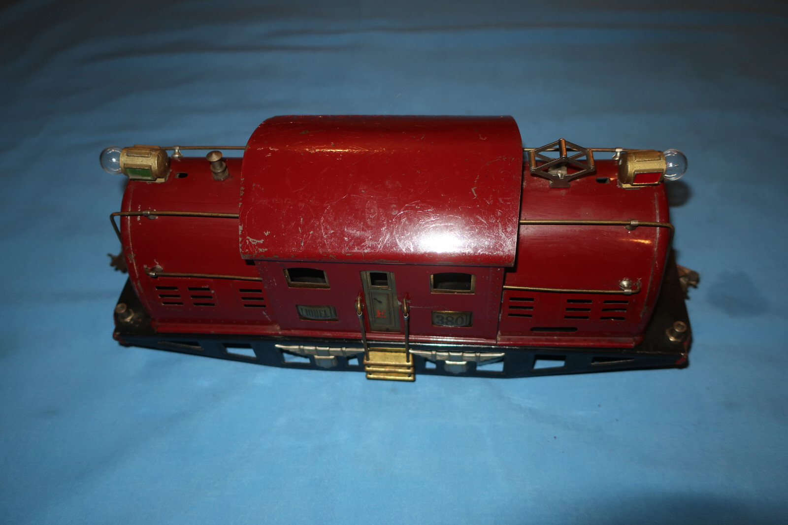 Lionel Pre-war Standard Gauge #380E Electric Locomotive. E Stamped on Doors