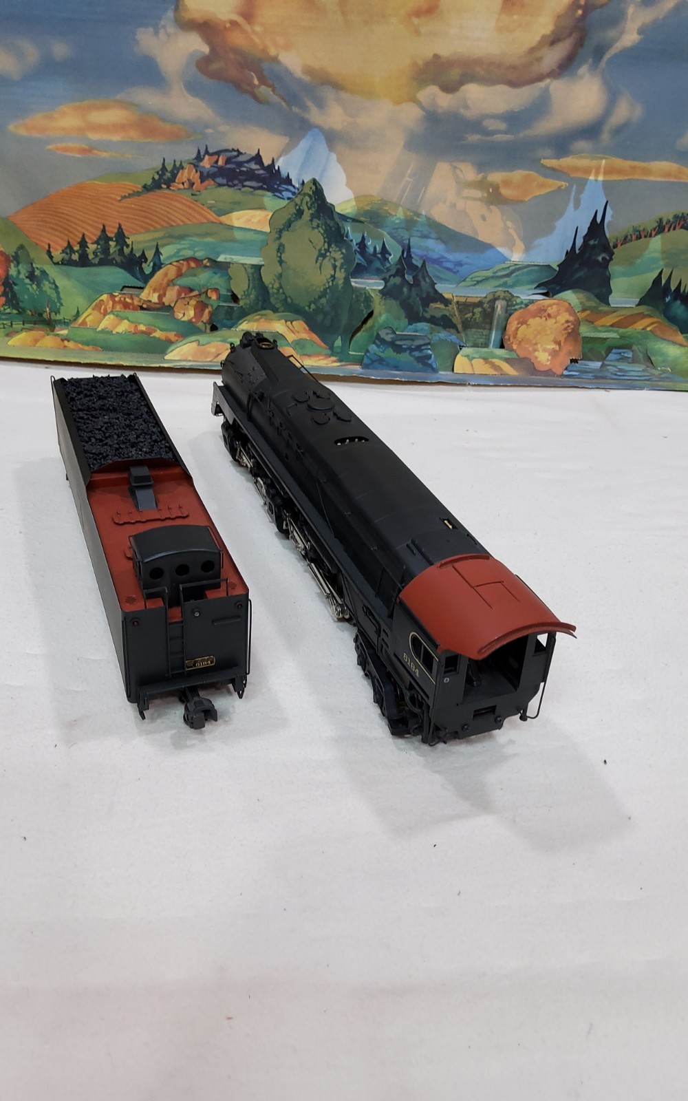 SUNSET MODELS O BRASS PRR Q-2 4-4-6-4 6184 3 RAIL LOCOMOTIVE, OB