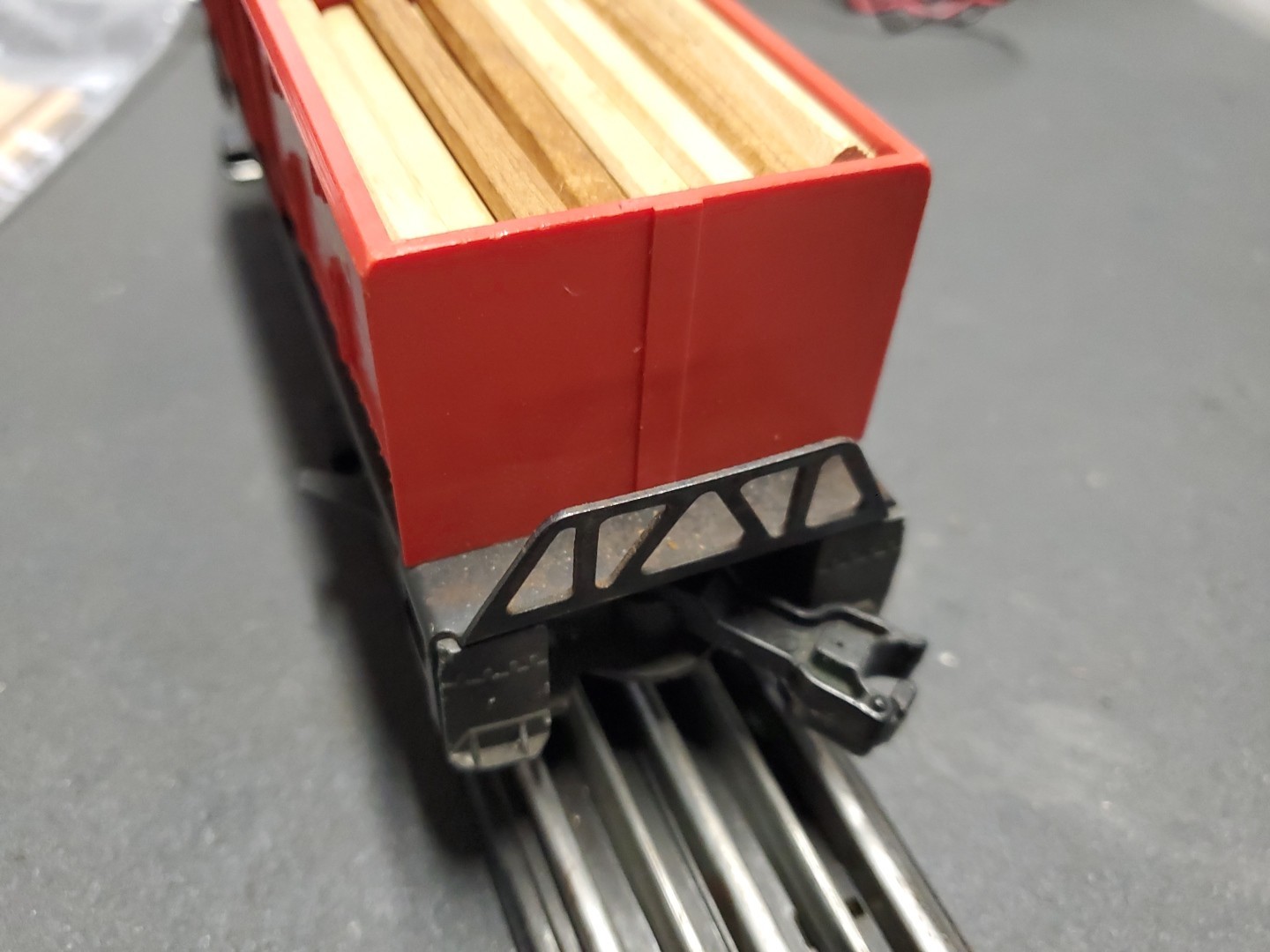Lionel Post War 55 Tie Jector Car 1958 O Gauge Tested/ Works as it should