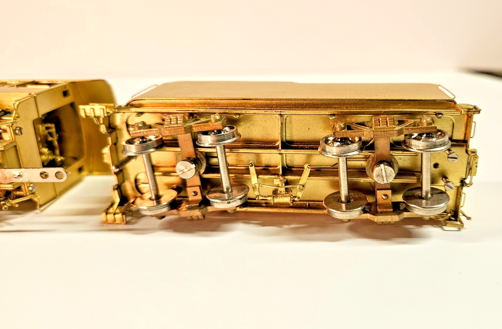Chicago & North Western Class E 4-6-2, Nickel Plate Brass Steam Loco, HO Scale
