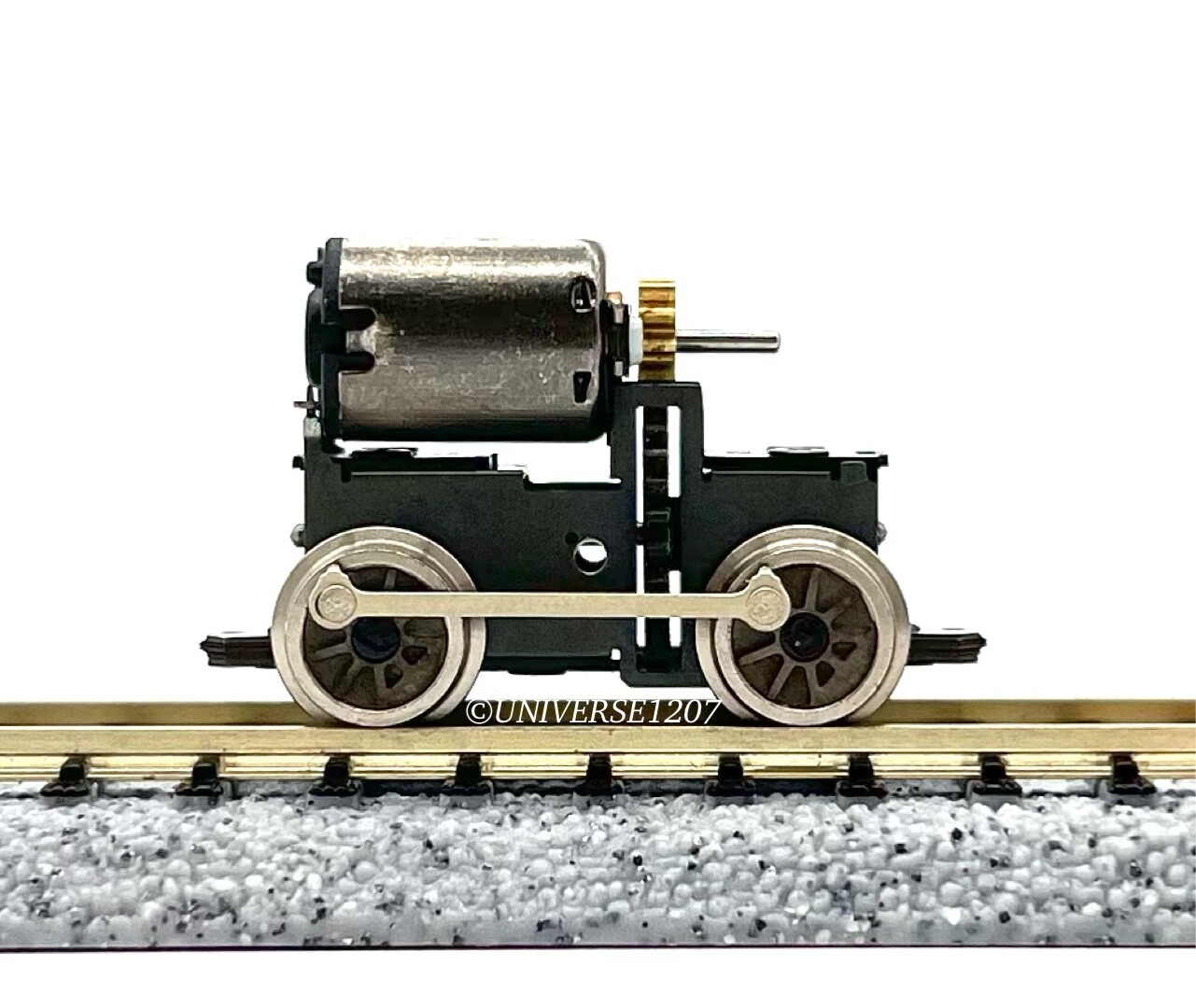 N/HOn30/HOe/009/O9 Aru-Model N16.5 0-4-0 Locomotive Power Drive Chassis D8mm