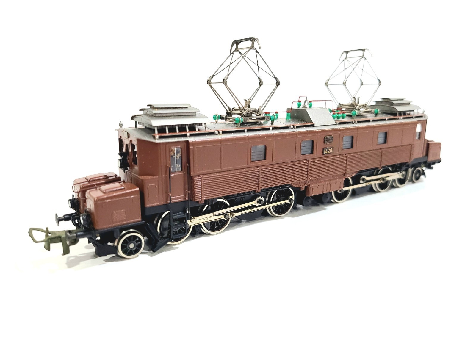 Metropolitan SBB-CFF Ce 6/8 Schlotterbut Brown #14201 HO Brass Model #742