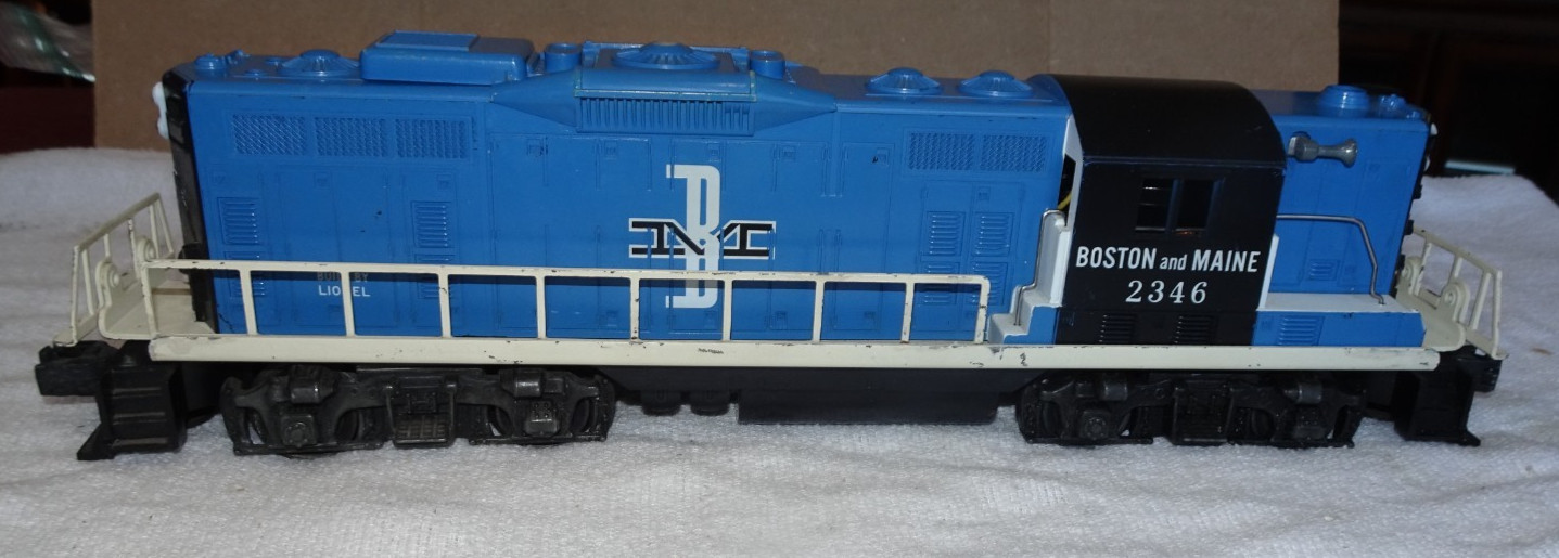 Lionel Postwar 2346 Boston & Maine B&M GP9 Diesel Engine – Tested