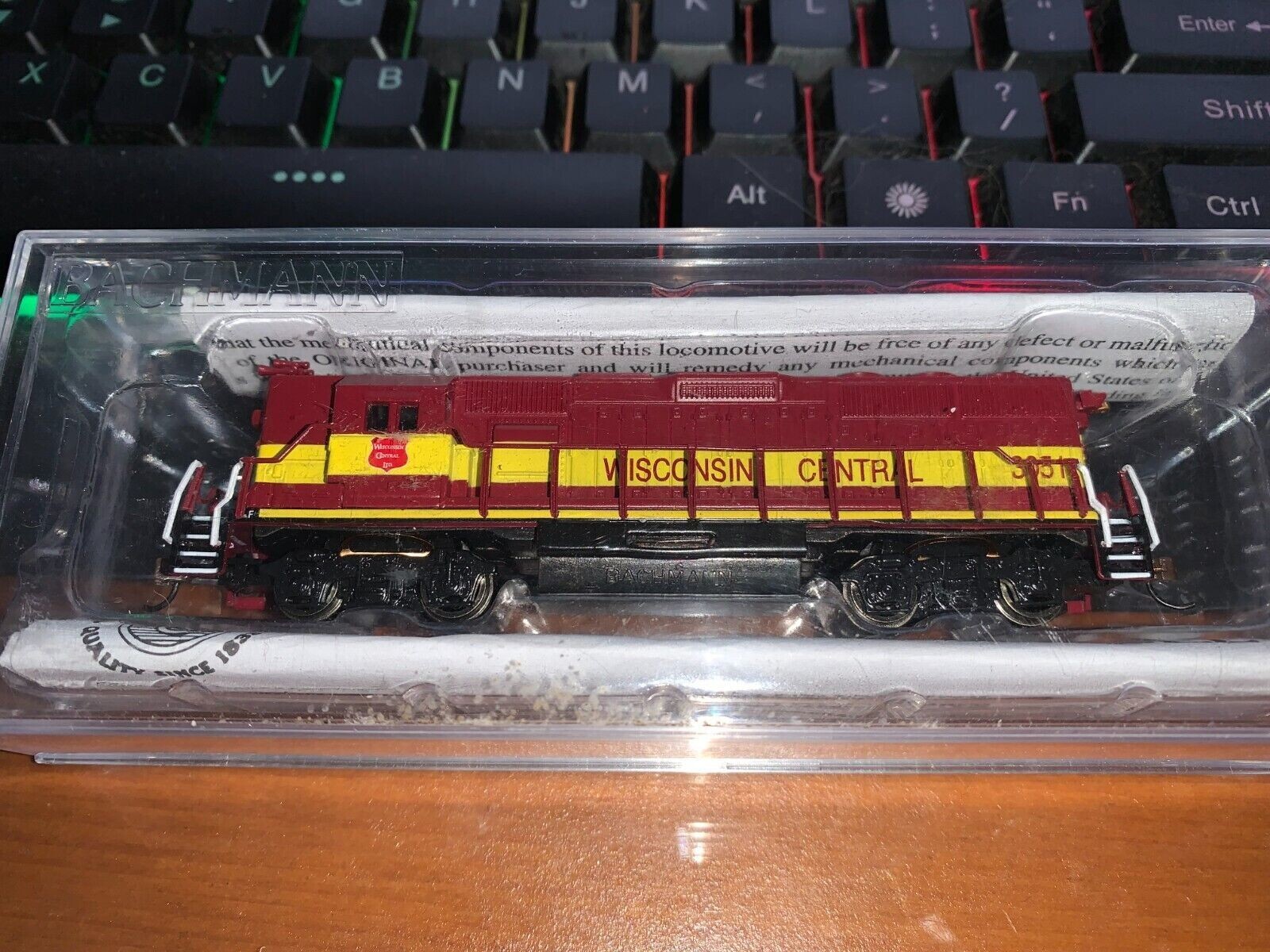 Wisconsin Central, N Scale Bachmann Collectors Locomotive GP50, Road# 3051