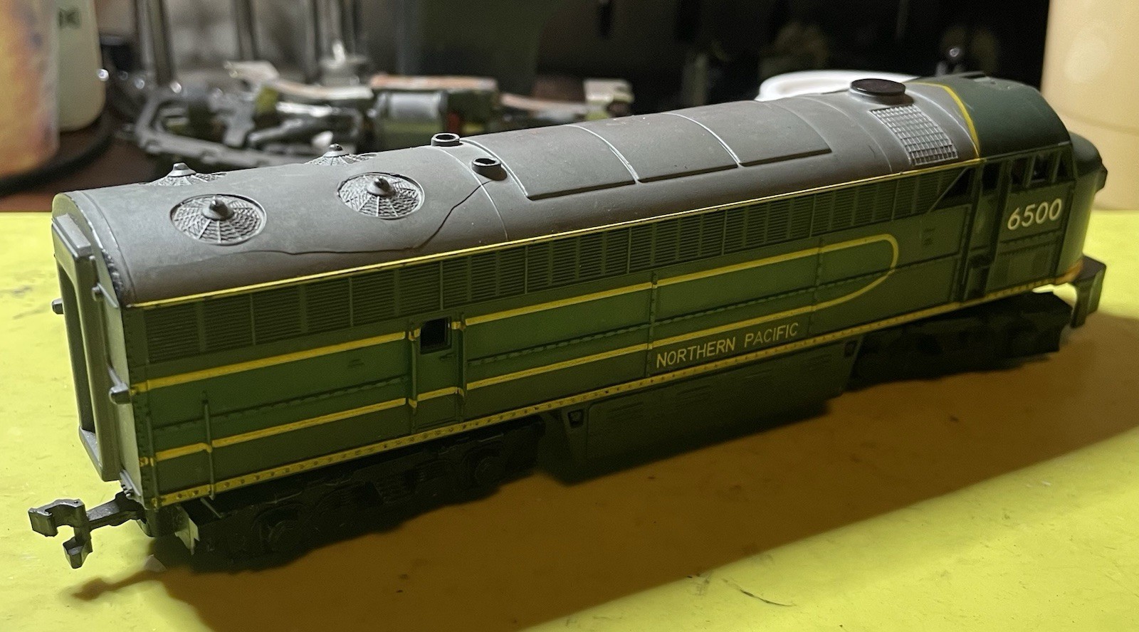 HO AHM Mehano Northern Pacific #6500 FM C Liner Locomotive Serviced Lot 721