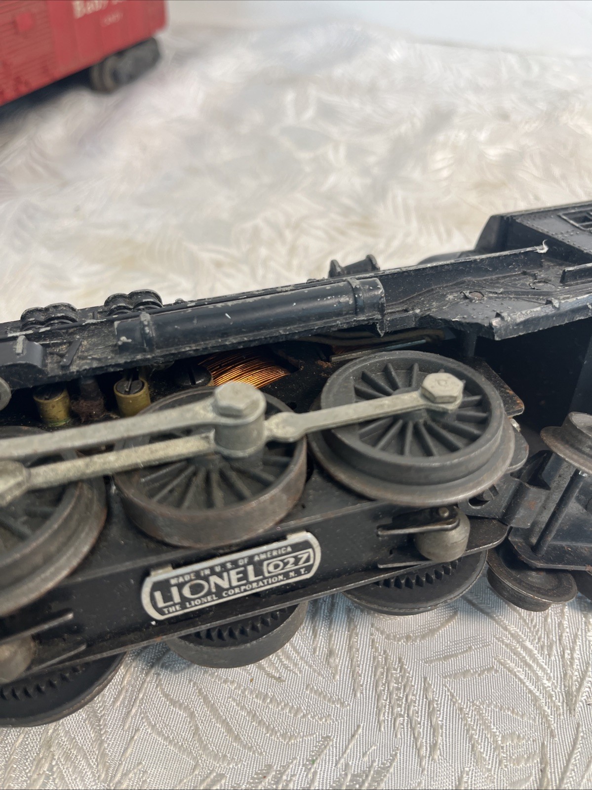 1955 Vintage O27 Gauge Lionel 2-6-4 steam engine #2016 Parts Only Cast Iron