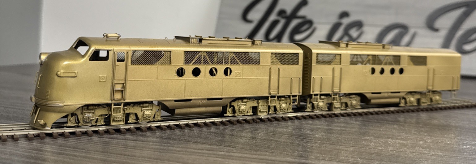 Hallmark Models HO Brass Misc. Roads EMD FT-A&B Diesel Loco – Unpainted/LNIB!