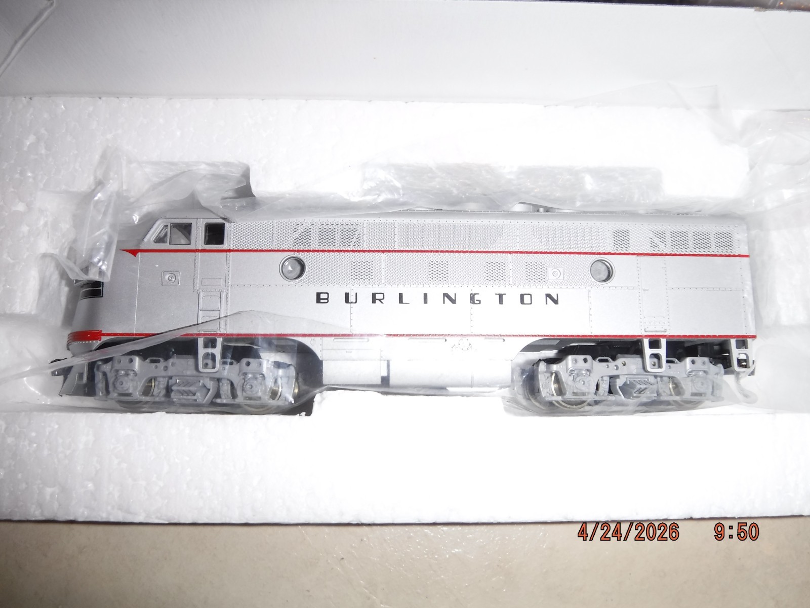 STEWART HOBBIES HO BURLINGTON CBQ F3 PHASE II EARLY A/B SET STOCK #5214 NOS NEW!