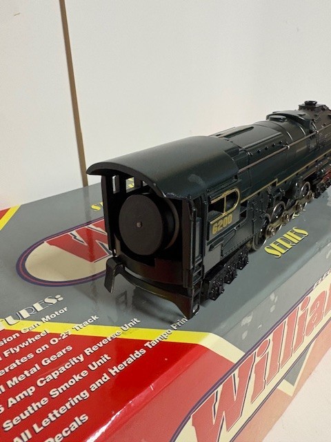 Williams O S2-102 PENNSYLVANIA S-2 6-8-6 Steam Turbine #6200 Green W/TRUE BLAST