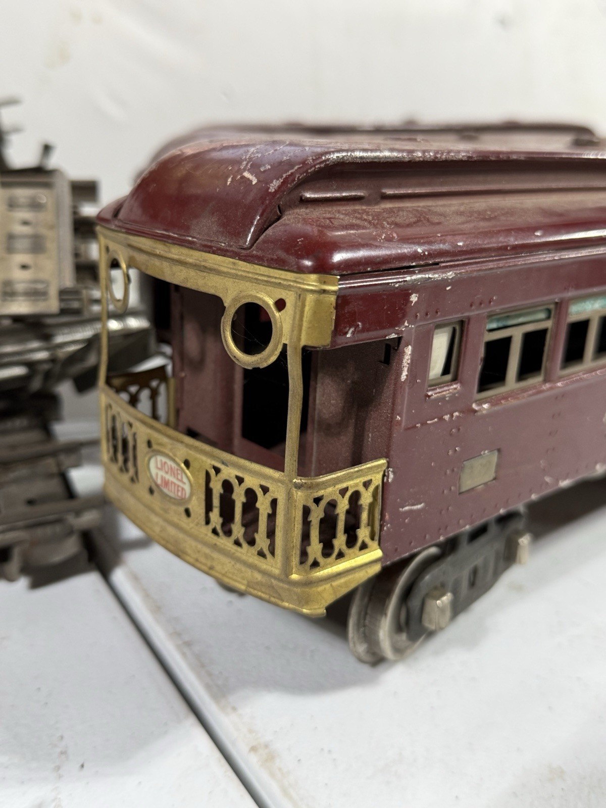 1920s Vintage Prewar Lionel Electric Train Set No.150 Engine, Passenger Cars
