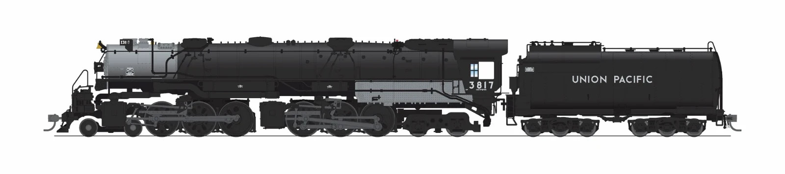 Broadway 9910 UP Early Challenger (CSA-2), #3832, Post-1947, Re-built Front Engi