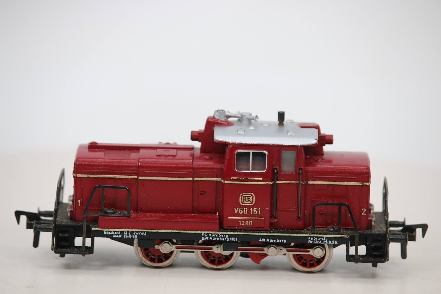 Fleischmann HO OO 1380 Diesel Locomotive BR V60 151 DB OVP #9020